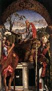 Giovanni Bellini Sts Christopher Sweden oil painting artist